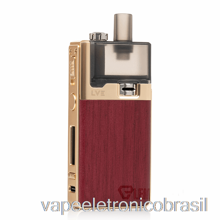 Vape Eletrônico Lve Orion 2 40w Pod System Coração Roxo / Ouro